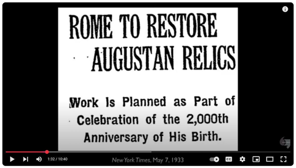 History of the Ara Pacis Altar Video ara-pacis-video-thumbnail.png